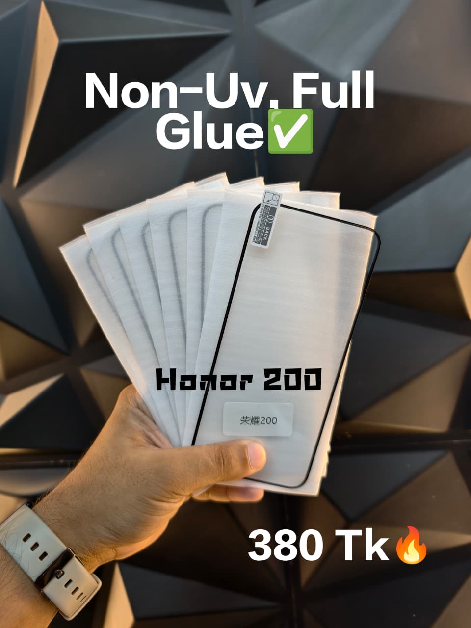 Honor 200 Non Uv Full Glue Glass Protector